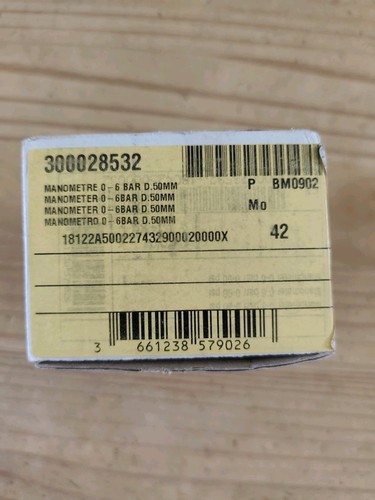 Manomètre bars chappee - 0-6, de