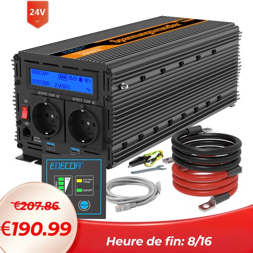 Edecoa convertisseur 24v 220v - 24v,