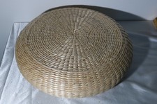 Coussin de sol en osier rotin
