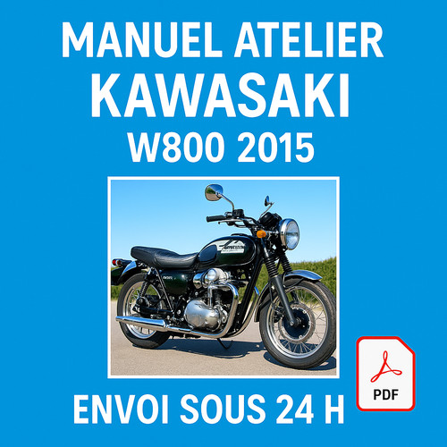 Manuel atelier kawasaki w800 - atelier,