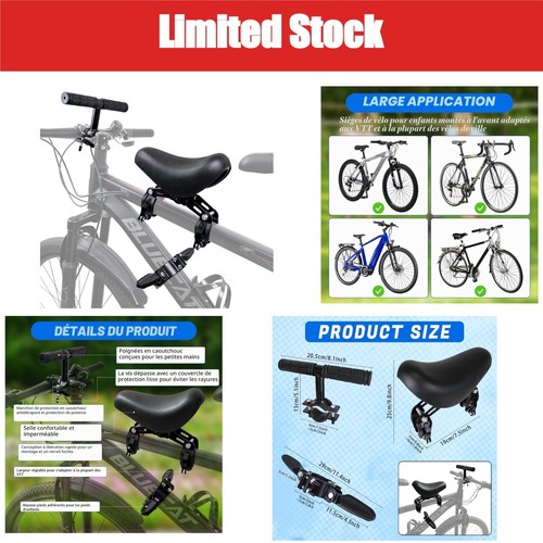 Siège bébé vélo avant