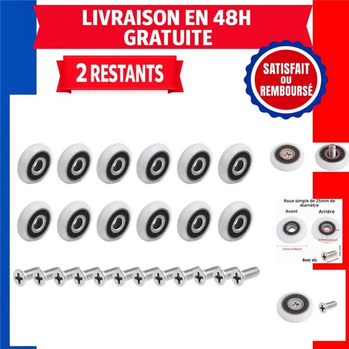 Roulettes pour cabine - , de