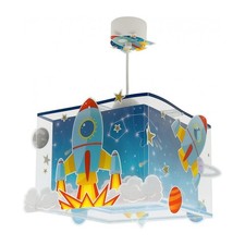 Lustre Chambre Enfant, Lampe Suspension Enfant, Rocket Fusée Spatiale système...