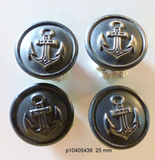 4  boutons ANCRE de MARINE  25