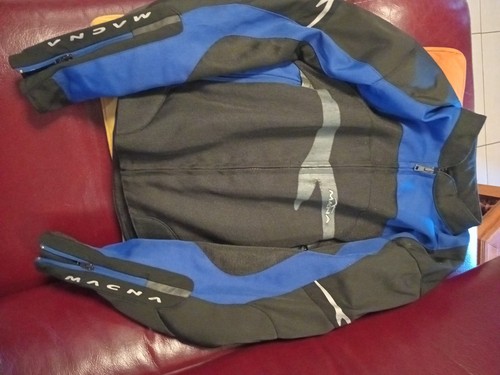 Blouson moto macna tissu noir - macna,