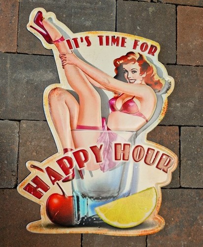 Panneau bar happy - happy, hour