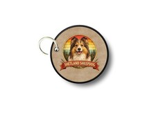 Porte cles clefs imprime chien