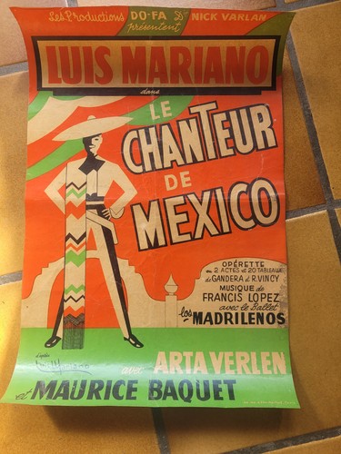 Affiche originale luis mariano - affiche,