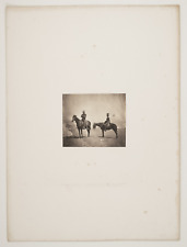 Roger Fenton, Général Sir John Pennefather et un ordonnance, Crimée   Papier s