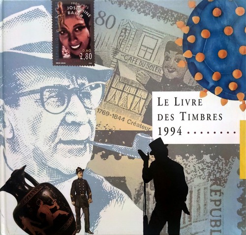 Poste livre des timbres - la,