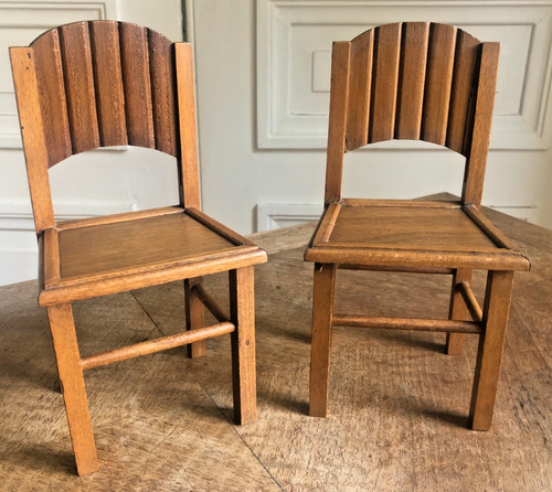 Paire chaises art déco - paire,