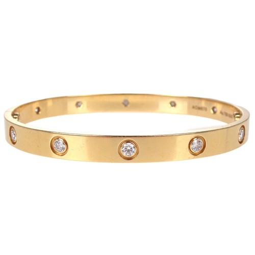 Cartier love 18k rose - or, et