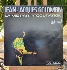 Jean-Jacques Goldman – La Vie Par Procuration (Live)  Maxi 45T 12" France 1986
