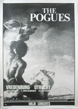 THE POGUES 1986 RUM SODOMY & LASH TOUR CONCERT POSTER