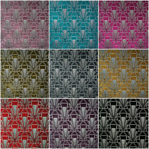 Rideau velours chenille art - chenille,