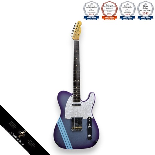 Guitare bleue fender custom - guitare,