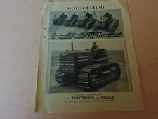 Prospectus brochure Tracteur a chenille diesel MC CORMICK TD 6 9 14 18 en FR