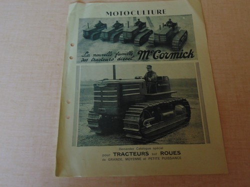 Prospectus brochure tracteur - prospectus,