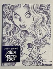 SDCC 2025 Arthur Adams Sketch Book FOIL SIGNED Limited Numbered /100 Softcover