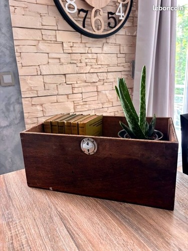 Caisse vintage bois - caisse, en