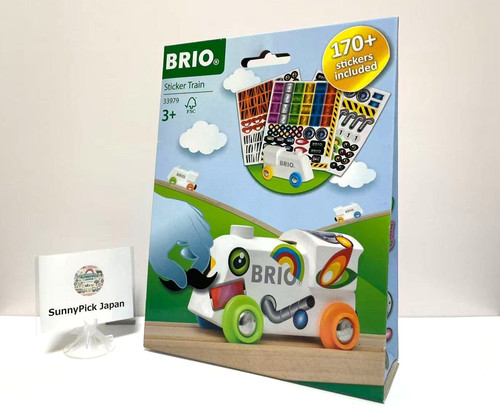 Autocollant brio world - world, train