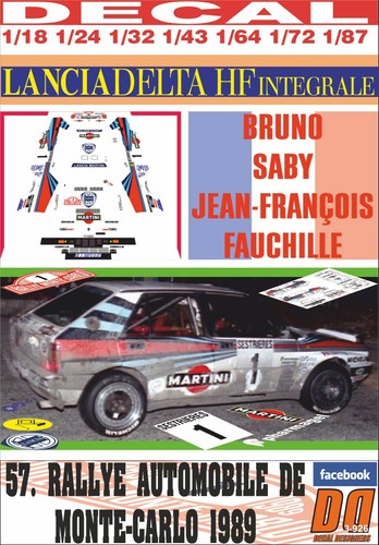Decal lancia delta integrale - decal,