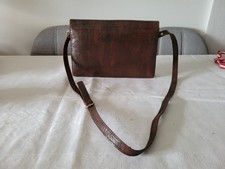 Sacoche en cuir marron