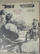 BSA gamme moto 1957