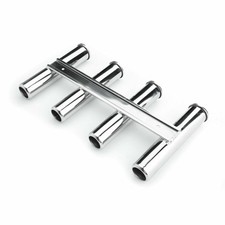 Boat Fishing Rod Holder 4Link/4 Rack Marine Yacht Rod Pod 316Stainless Steel A
