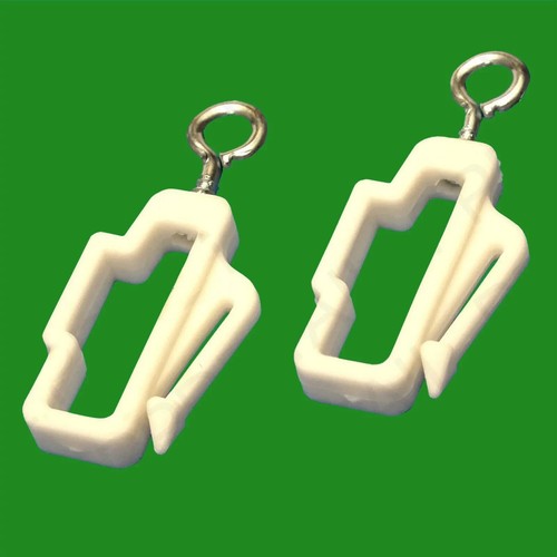 10x plastique blanc rideau - 10x,