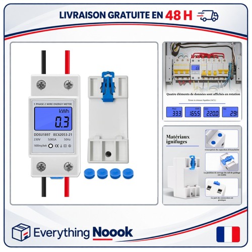 Compteur énergie - compteur, d'énergie