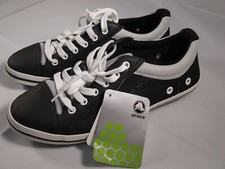Crocs Black white devario Mesh