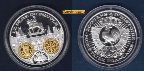 Médaille ecu au - médaille,