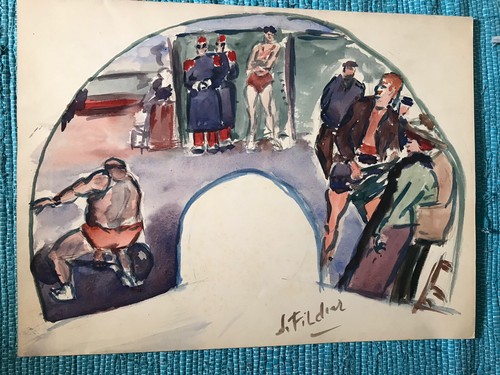 Tableau peinture aquarelle - peinture,