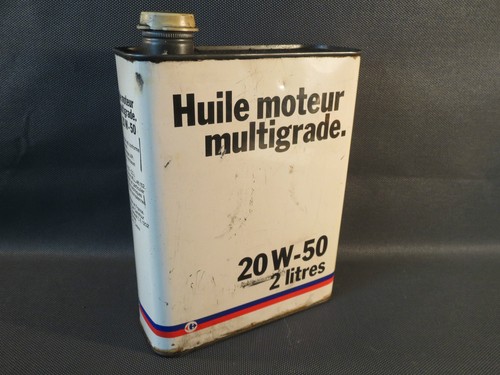 Ancien bidon huile carrefour - ancien,