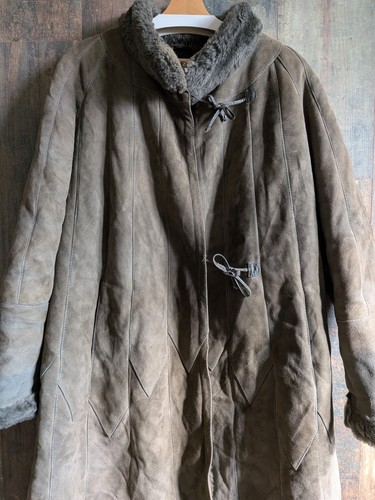 Manteau peau retournée homme - retournée,