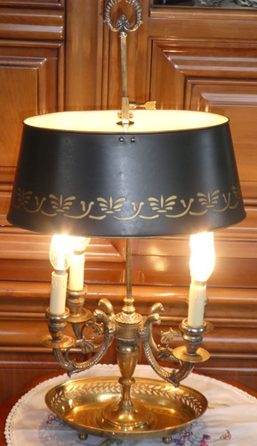Grande lampe bouillotte style - lampe,