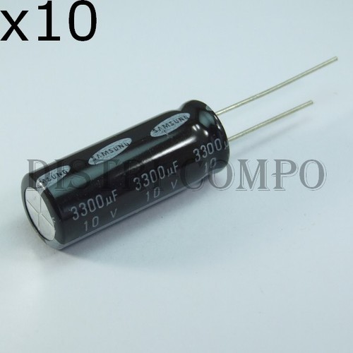 Condensateur 10v 3300µf - condensateur,
