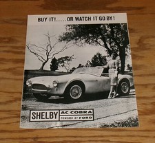 1963 Ford Shelby AC Cobra Sales Brochure 63