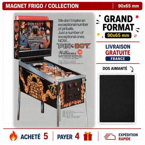 Magnet frigo flipper - , pin