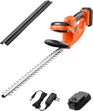 Taille-haie Électrique sans Fil 20 V Batterie 2 A avec Lame à Double Action