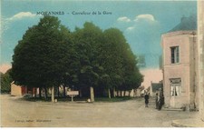 MAINE ET LOIRE MORANNES station crossroads