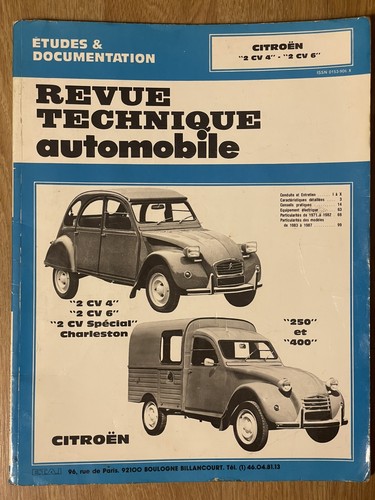 Revue technique automobile - revue,