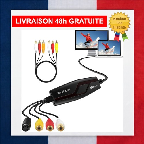 Capture vidéo rca vers - capture, usb