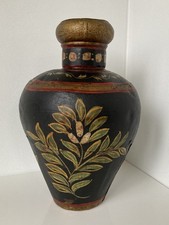 Vase indien vintage en tole