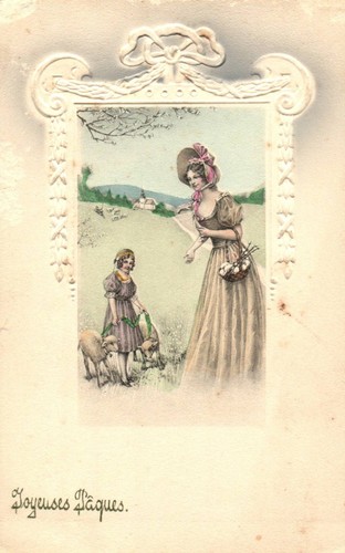 Carte gauffrée vienne - ,