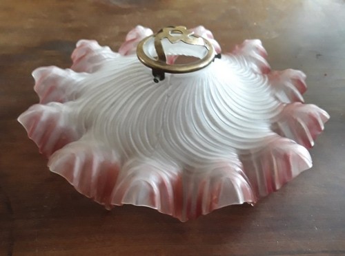 Abat jour verre - en, moulé
