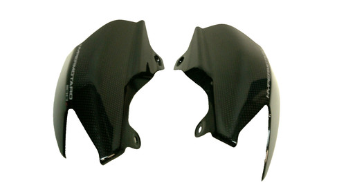 Paire coques flanc carbone - flanc,