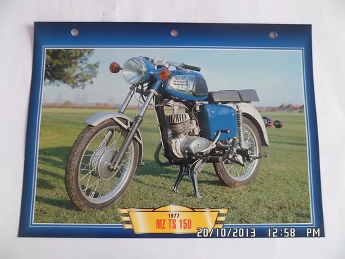 Carte fiche moto 150 - carte,