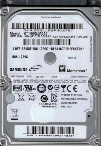 St1000lm024 n - st1000lm024, p/n